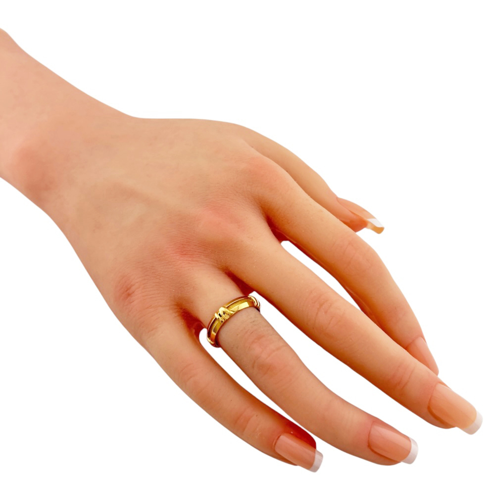 Tiffany & Co. Atlas Ring, 18K Yellow Gold, Women's Ring. - Picture 2 of 9